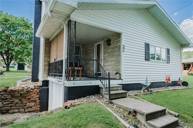 68 Riverside Ave, Center Twp/Homer Cty, PA 15748 - view of front of property featuring a front yard and stone siding