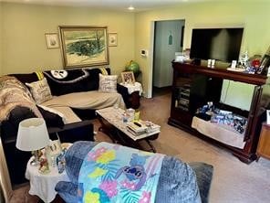 3223 Mayflower Dr, Whitehall, PA 15227 - carpeted living room with recessed lighting