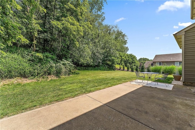 3013 Chessman St, Hampton, PA 15101 - view of grassy yard featuring a patio area and outdoor dining area