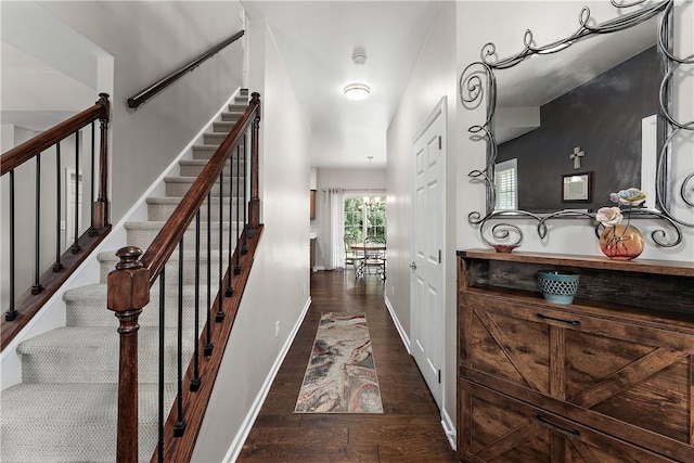 3013 Chessman St, Hampton, PA 15101 - foyer featuring wood finished floors and stairway