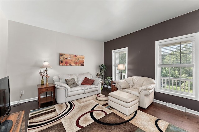 3013 Chessman St, Hampton, PA 15101 - living area featuring wood finished floors and plenty of natural light