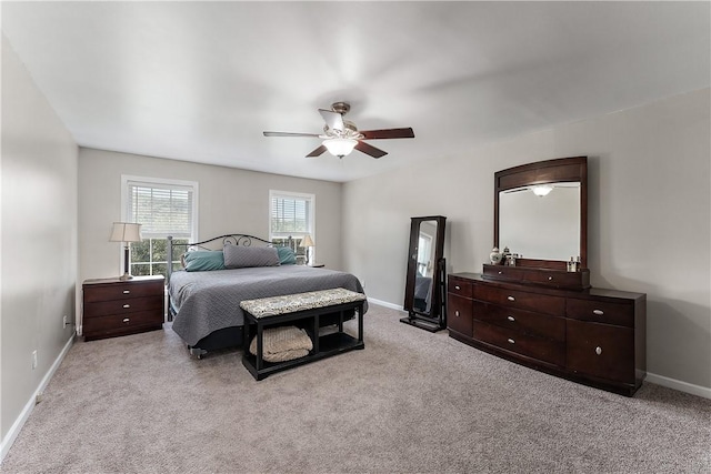 3013 Chessman St, Hampton, PA 15101 - bedroom with light carpet and ceiling fan