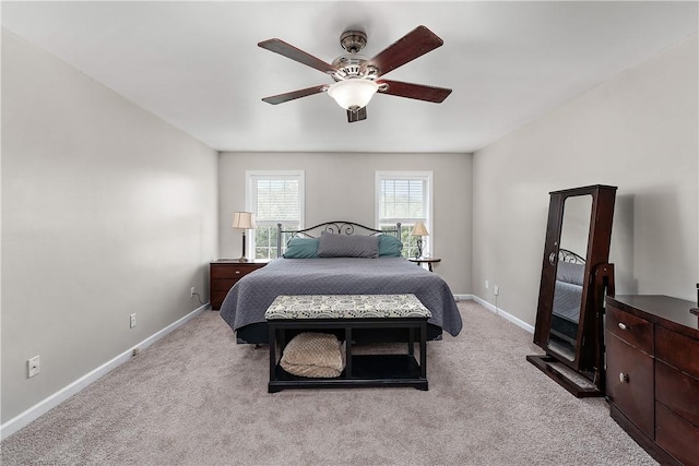 3013 Chessman St, Hampton, PA 15101 - bedroom featuring light colored carpet and a ceiling fan