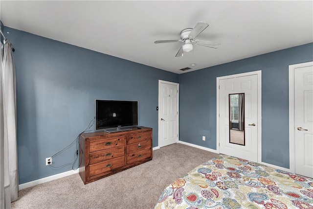 3013 Chessman St, Hampton, PA 15101 - carpeted bedroom featuring baseboards and ceiling fan