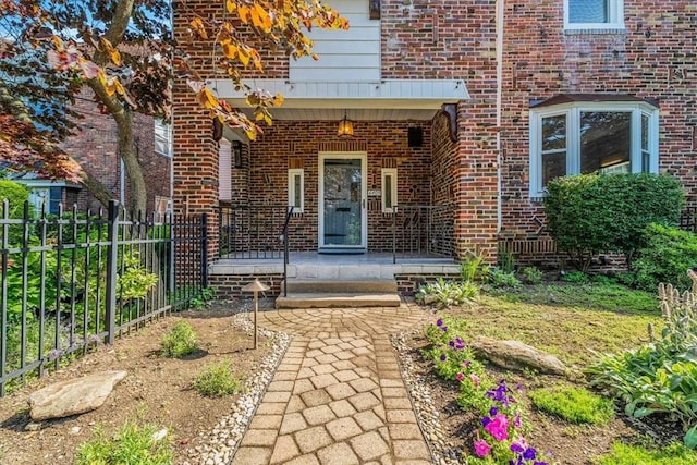 6403 Beacon St, Squirrel Hill, PA 15217 - doorway to property with brick siding