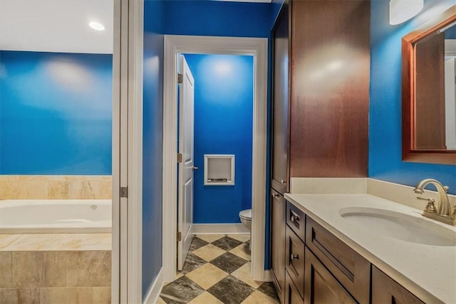 6403 Beacon St, Squirrel Hill, PA 15217 - bathroom featuring vanity and a bath