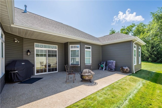 517 Altmyer Fields Ln, Marshall, PA 15090 - view of patio / terrace featuring area for grilling and an outdoor fire pit