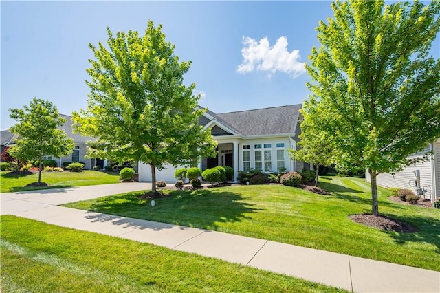 517 Altmyer Fields Ln, Marshall, PA 15090 - view of property hidden behind natural elements featuring driveway, a front yard, and a garage