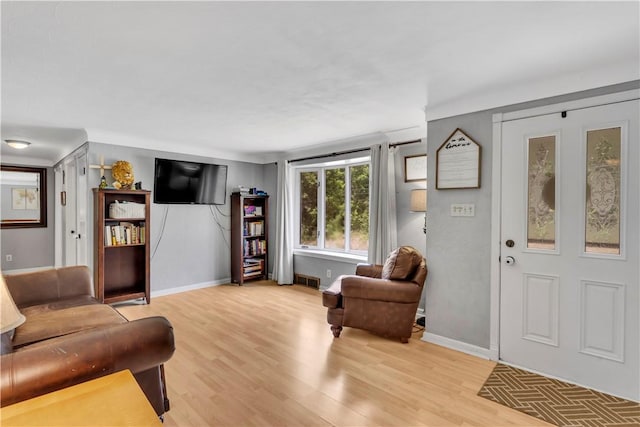 391 Wendel Rd, Pa, PA 15642 - living area with light wood-style flooring and baseboards