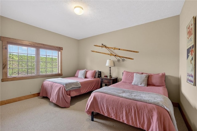 116 Lakeside Trl, Seven Springs Resort, PA 15622 - bedroom with carpet floors and a textured ceiling