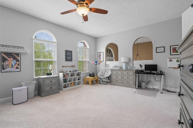 724 Franklin Rd, Pine Twp Nal, PA 16046 - office space with a ceiling fan and carpet flooring