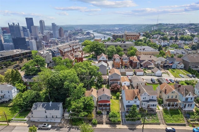123 Labelle St, Mt Washington, PA 15211 - aerial perspective of suburban area