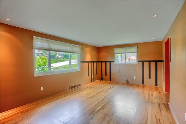 1117 Meadowlark Dr, Pittsburgh, PA 15243 - empty room featuring wood finished floors and recessed lighting