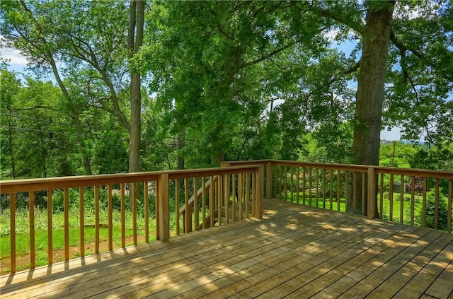 1117 Meadowlark Dr, Pittsburgh, PA 15243 - deck with view of scattered trees