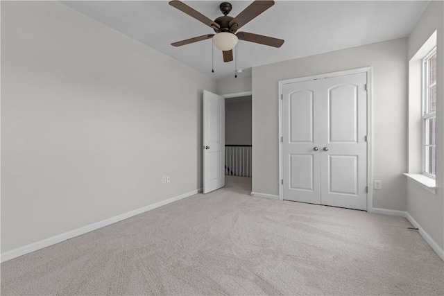 829 Frickwood Dr, South Park, PA 15129 - unfurnished bedroom featuring carpet floors, multiple windows, and a closet