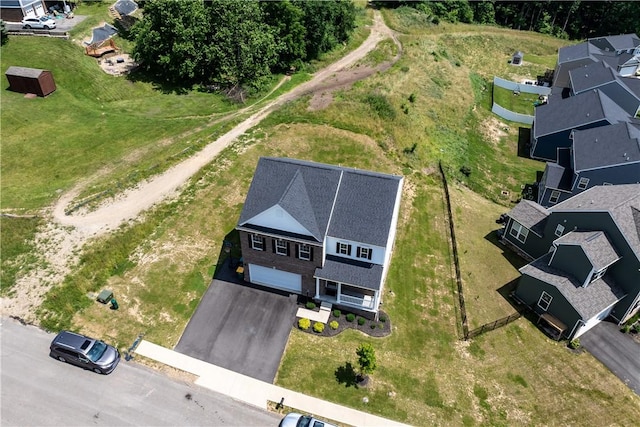 829 Frickwood Dr, South Park, PA 15129 - aerial perspective of suburban area