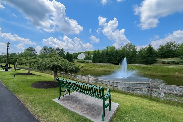 114 Southern Valley Ct, Adams Twp, PA 16046 - view of community featuring a water view and a yard