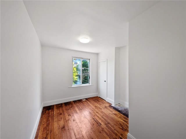 7304 Forest Way, Homewood-Brushton, PA 15208 - empty room with hardwood / wood-style floors and baseboards