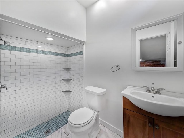 7304 Forest Way, Homewood-Brushton, PA 15208 - full bath featuring a tile shower and vanity