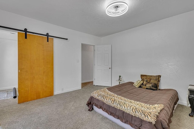 1104 Allegheny St, New Brighton, PA 15066 - bedroom featuring carpet flooring and a barn door