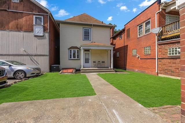 1104 Allegheny St, New Brighton, PA 15066 - view of front of home with a front lawn