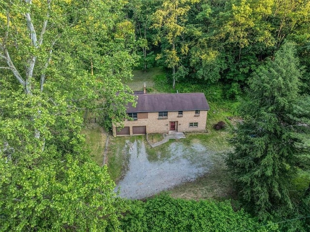 5028 W Smithfield St, Elizabeth Twp/Boro, PA 15135 - aerial view of property and surrounding area featuring a forest