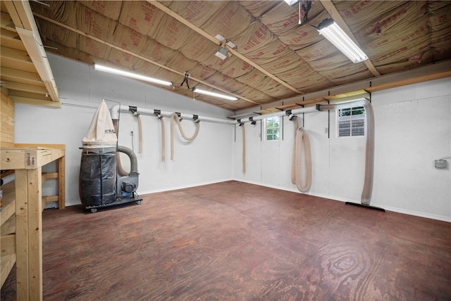 389 Mercer Rd, Hempfield Twp Mer, PA 16125 - basement featuring baseboards