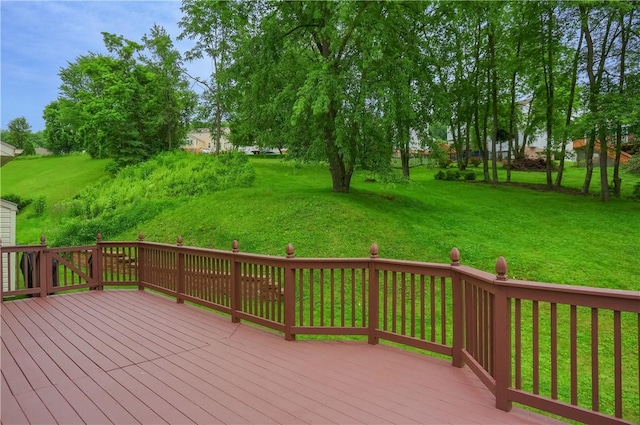 216 Beagle Dr, Moon/Crescent Twp, PA 15108 - wooden terrace with a lawn