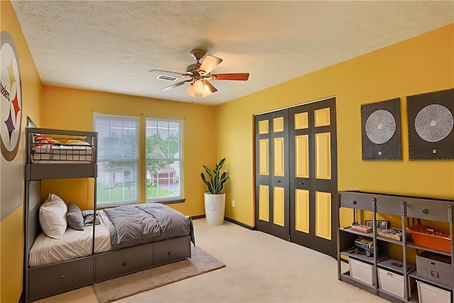 216 Beagle Dr, Moon/Crescent Twp, PA 15108 - bedroom with carpet flooring, ceiling fan, and a closet
