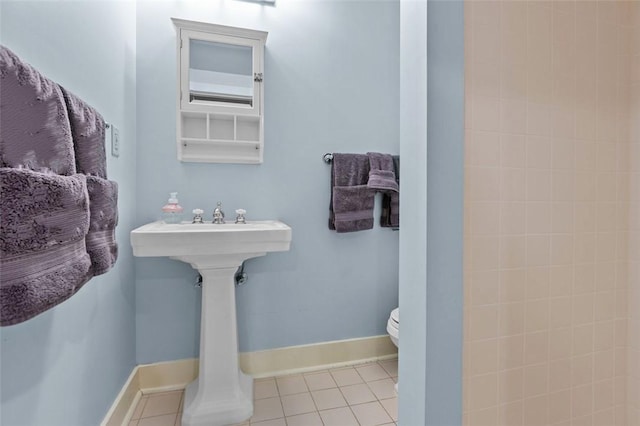 234 Orchard Dr, Mt Lebanon, PA 15228 - full bath featuring toilet and tile patterned flooring