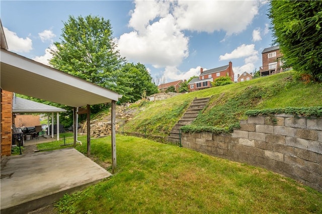 108 Bellanca Ave, Brentwood, PA 15227 - view of grassy yard with a patio and a residential view