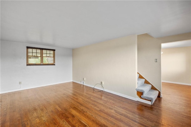 108 Bellanca Ave, Brentwood, PA 15227 - unfurnished room featuring wood finished floors and stairs