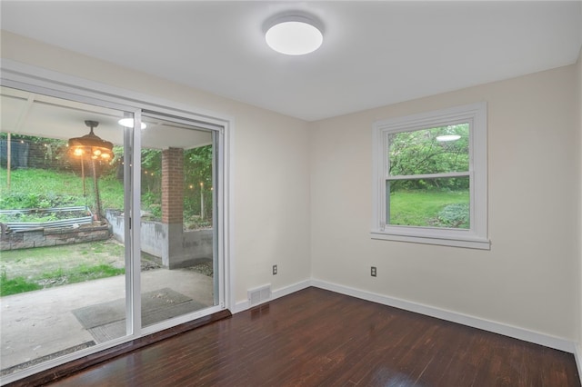 1809 Rosedale St, Verona, PA 15147 - spare room with dark wood finished floors and baseboards