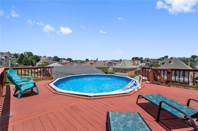 811 Bayridge Ave, Brookline, PA 15226 - swimming pool with a deck and a residential view