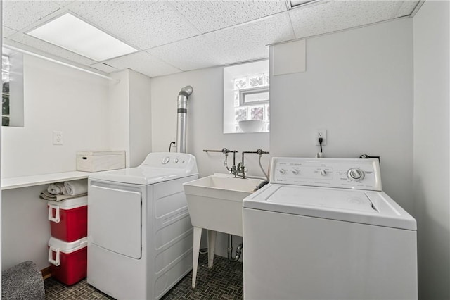 811 Bayridge Ave, Brookline, PA 15226 - washroom with washer and dryer and tile patterned floors