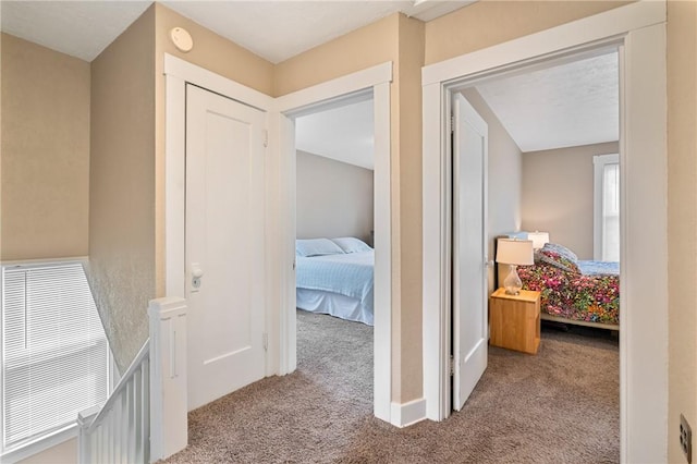 811 Bayridge Ave, Brookline, PA 15226 - hall with carpet and an upstairs landing
