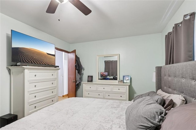 328 Chestnut Dr, Center Twp, PA 16001 - bedroom with ceiling fan