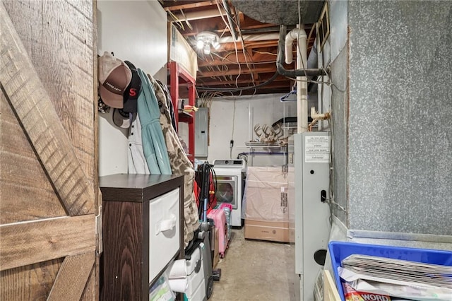 328 Chestnut Dr, Center Twp, PA 16001 - unfinished below grade area featuring electric panel