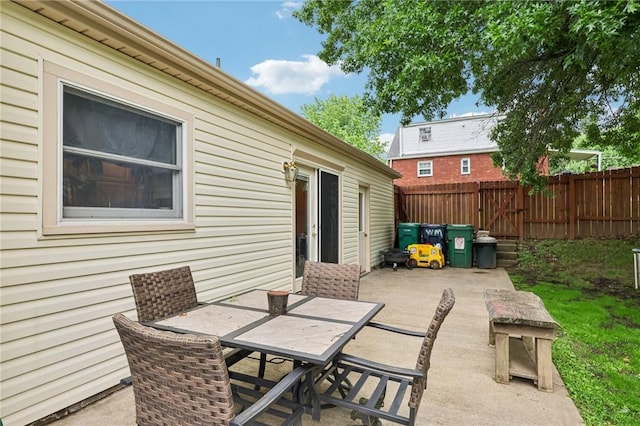 328 Chestnut Dr, Center Twp, PA 16001 - view of patio / terrace featuring outdoor dining space