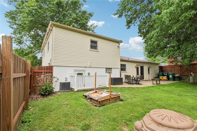 328 Chestnut Dr, Center Twp, PA 16001 - back of house with a patio and a fenced backyard