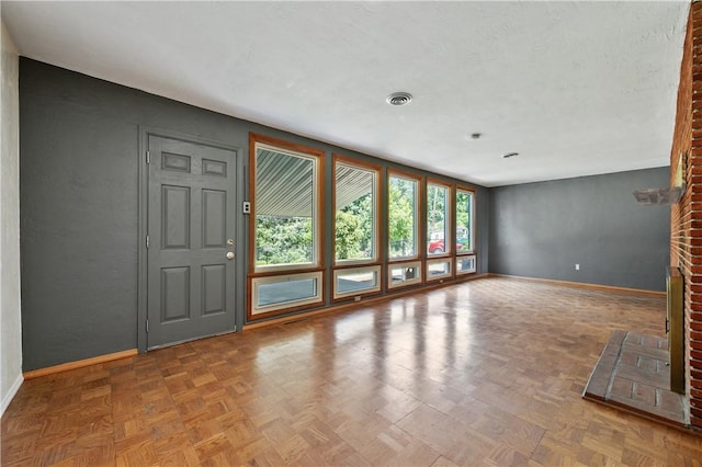 1314 Arrowood Dr, Mt Lebanon, PA 15243 - unfurnished living room with baseboards