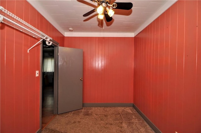 4632 Greensprings Ave, West Mifflin, PA 15122 - unfurnished room with ceiling fan and carpet