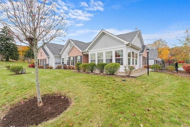 103 Spring Valley Dr, Jackson Twp, PA 16063 - view of front facade featuring a front lawn