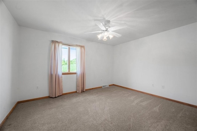 2812 Ridge Road Ext, Economy, PA 15005 - spare room with light carpet and a ceiling fan