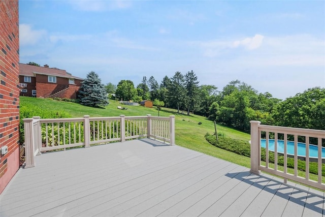 2812 Ridge Road Ext, Economy, PA 15005 - wooden terrace featuring a lawn