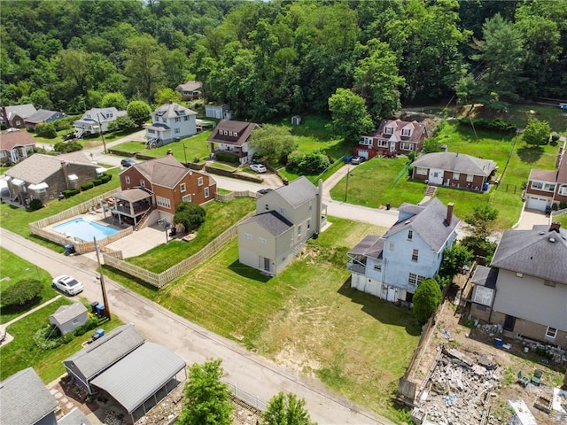 6017 Meade St, Elizabeth Twp/Boro, PA 15135 - aerial perspective of suburban area featuring a pool