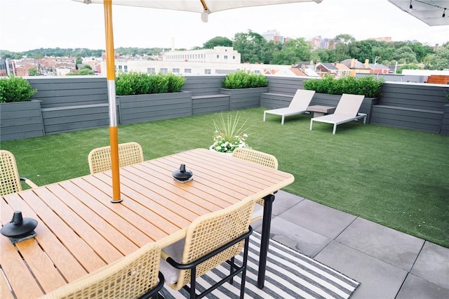 3725 Butler St Unit 306, Lawrenceville, PA 15201 - view of patio / terrace with outdoor dining area