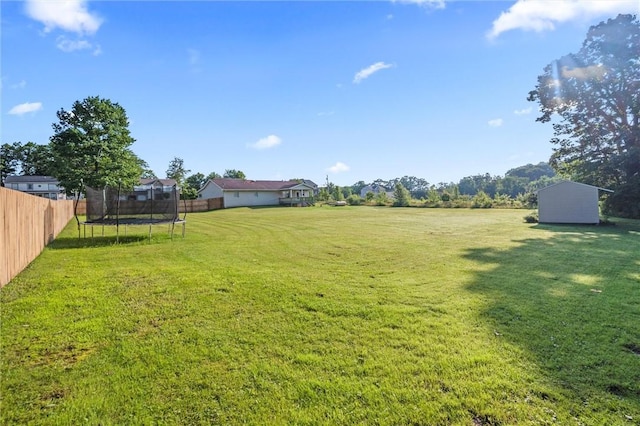 156 Riemer Rd, Buffalo Twp, PA 16055 - view of yard with a trampoline and a shed