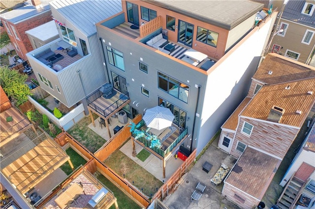 1817 Fox Way S, Side, PA 15203 - bird's eye view