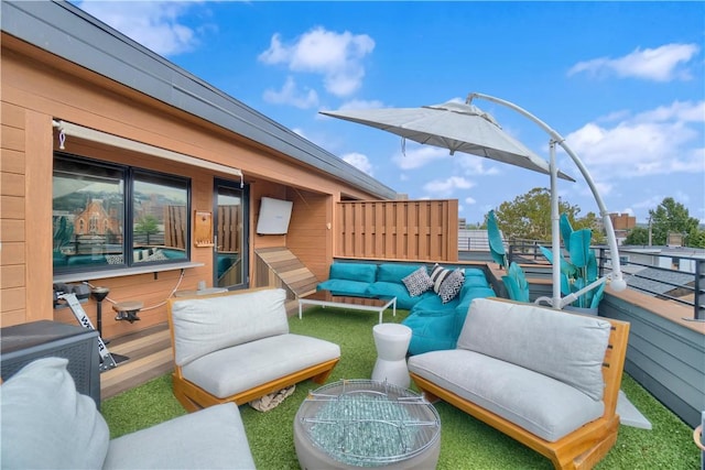 1817 Fox Way S, Side, PA 15203 - view of patio / terrace with outdoor lounge area